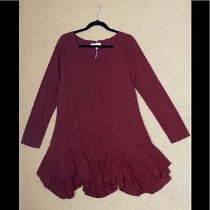 Entro Woman Red Long Sleeve